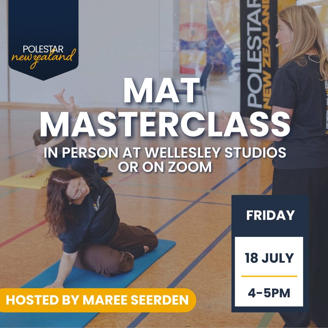 Mat class with Maree Seerden Polestar Senior Educator and NZ Licensee