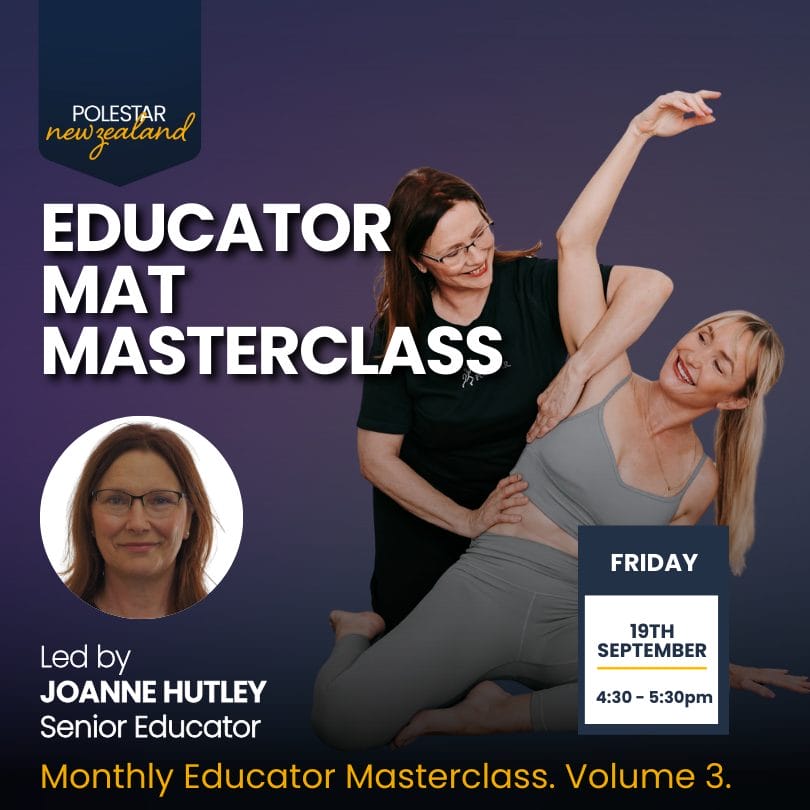 Polestar NZ Educator & Mentor Jo Hutley Mat Masterclass